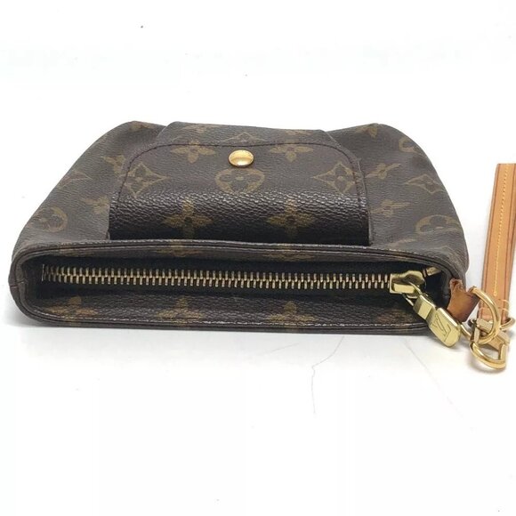 LOUIS VUITTON Monogram Partition Pochette Pouch MonogramCanvas Brown - Picture 5 of 14